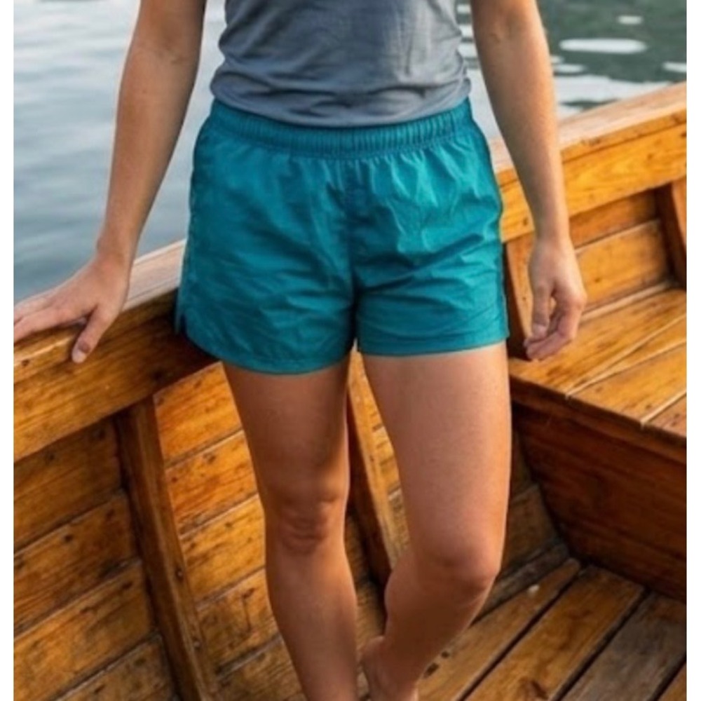 Columbia‎ PFG Sandy River Shorts Womens 3X Teal Green Nylon Hiking Fishing 5 in